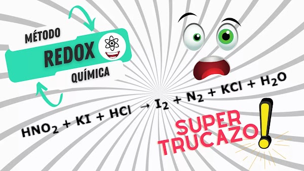 ▷ HNO2 + KI + HCl = I2 + N2 + KCl + H2O Balance por REDOX