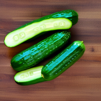 peeled cucumber