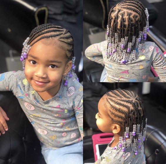 Latest Little Black Girl Braided Hairstyles 2022.