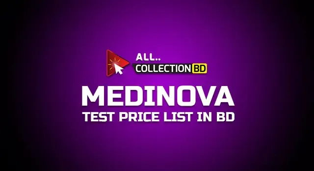 Medinova Test Price List in BD