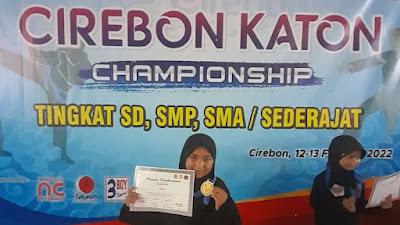   Siswi  SD MI Megu Raih Juara 1 Kejuaraan Pencak Silat Cirebon Katon Championship  