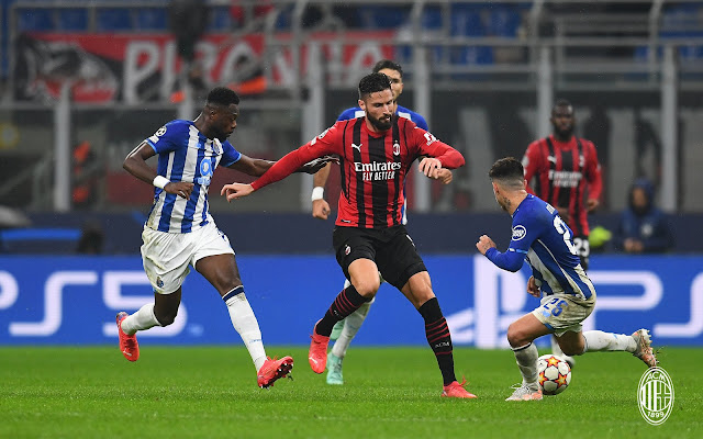 ملخص اهداف مباراة ميلان وبورتو (1-1) دوري ابطال اوروبا