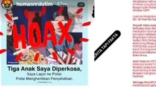 Tolong Jangan Kebablasan Stempel Hoax