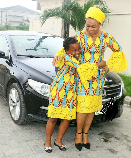 Matching Ankara Styles for Mother and Daughter in 2021 and 2022