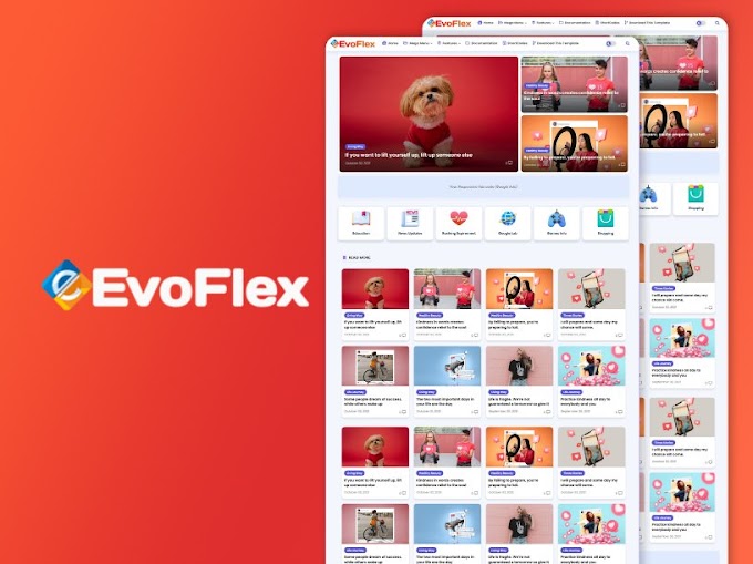 EvoFlex Blogger Template Premium Free Download