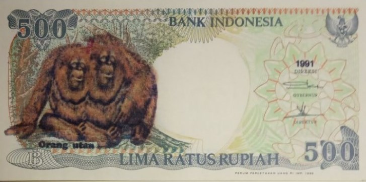 Gambar Uang Kertas 500 Rupiah Tahun 1991