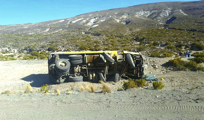 Perú: Cárcel para conductor de camión implicado en accidente que dejó 2 muertos en la vía Arequipa - Puno, a la altura del kilómetro 122 en el distrito de San Antonio de Chuca