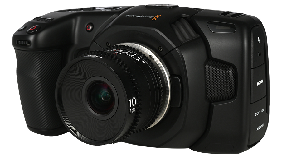 Объектив Laowa 10mm T2.1 Zero-D MFT Cine с камерой BMPCC 4K
