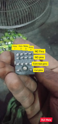 Pins Description of 14 pins Electromagnetic relay