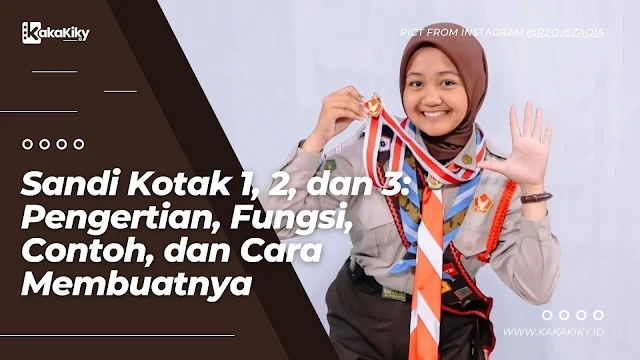 materi pramuka sandi kotak 1 2 3 dan cara membuatnya