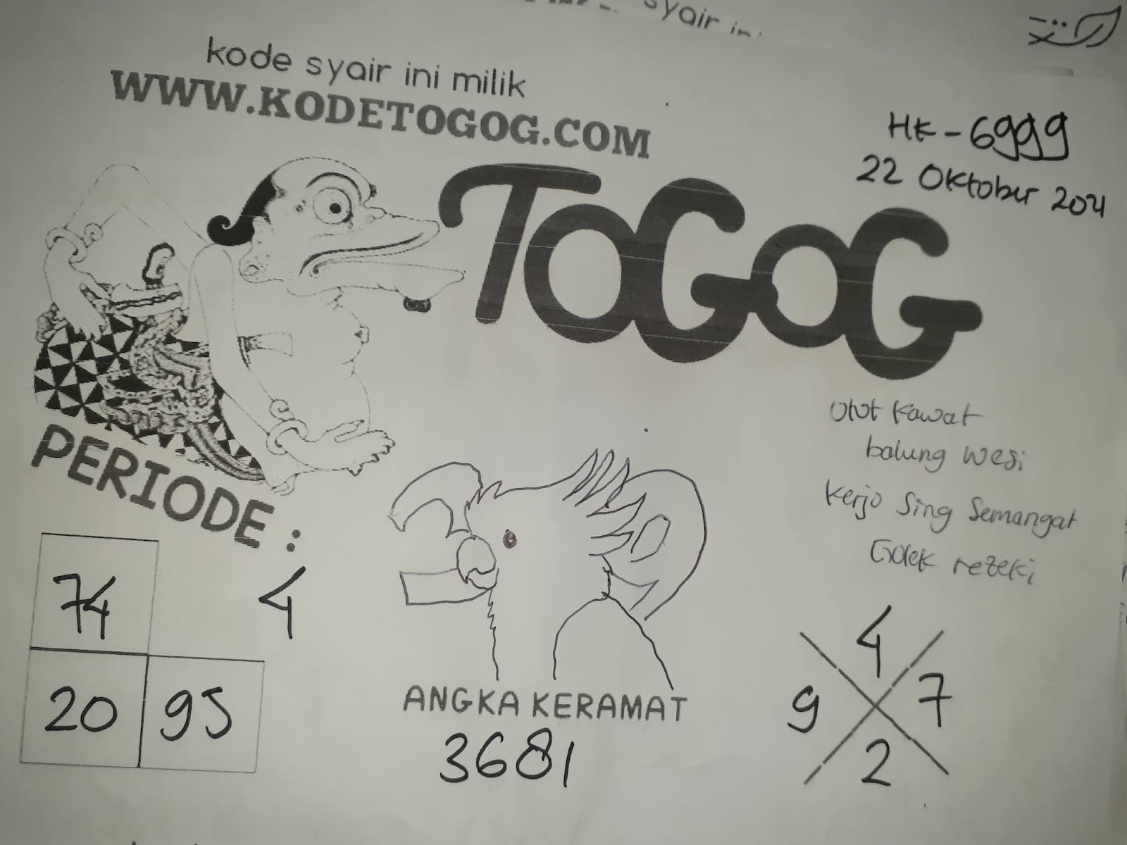 ᑔᑔ Kode togog 2 februari 2022  ࿖ 