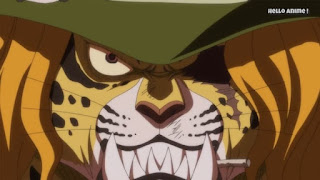 ワンピースアニメ WCI編 849話 ペドロ 最後 | ONE PIECE ホールケーキアイランド編