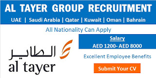 Al Tayer Group Holding company Multiple Staff Jobs Recruitment For Abu Dhabi and Dubai (UAE) Location