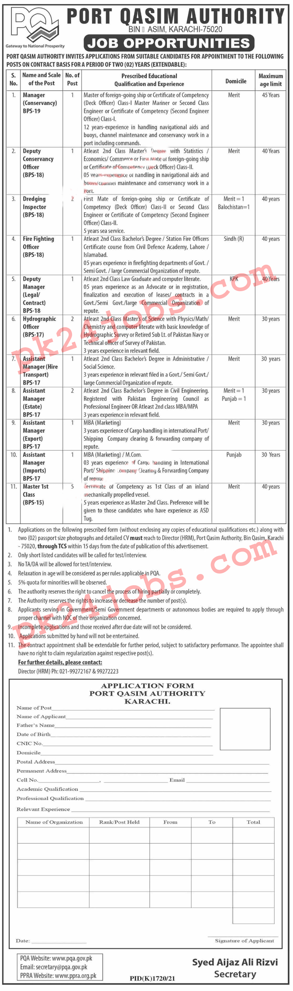 PQA Jobs 2022 – Today Jobs 2022