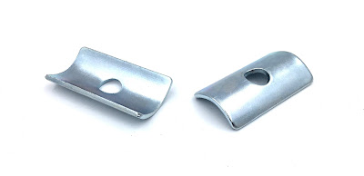 Custom Bent Steel Zinc Washers - Mild Steel With Zinc Plating