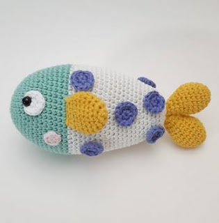 PATRON GRATIS PEZ AMIGURUMI 50393 🐟