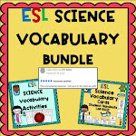 ESL Science Newcomer Vocabulary  Activities & Lab Rules