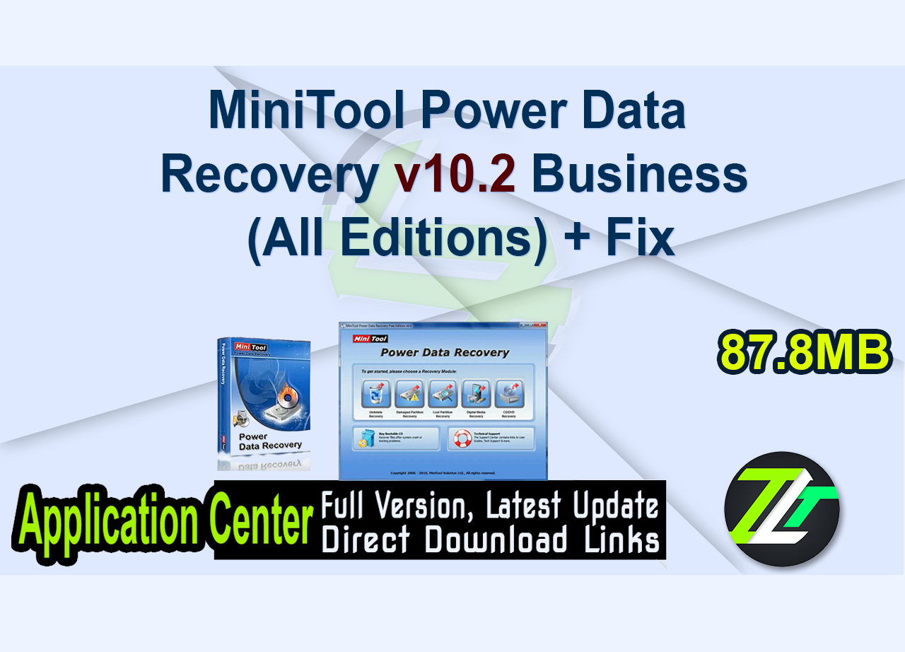 MiniTool Power Data Recovery v10.2 Business (All Editions) + Fix