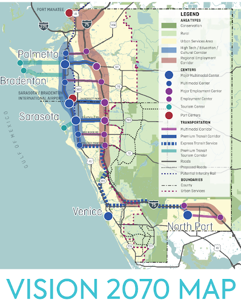 Transportation Map Manatee and Sarasota Counties