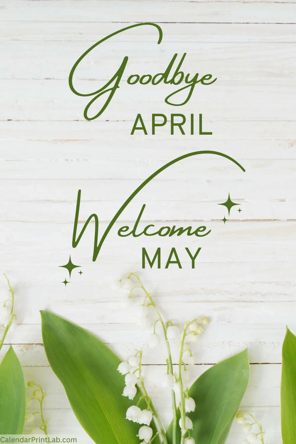 Goodbye April Welcome May Photo