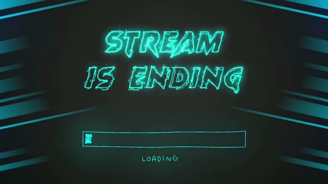 Free Stream Ending Soon - Overlay and Template