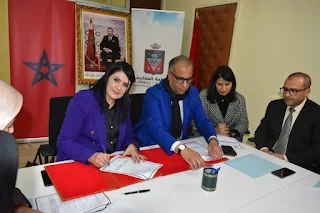 مديرية الدار البيضاء-أنفا توقع بروتوكول تنمية وتعاون مع مقاطعة المعاريف.