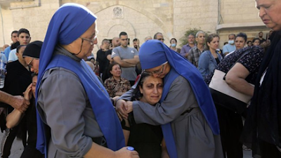 Tentara Israel Tembak Mati Ibu-Anak yang Beribadat di Gereja Katolik, Paroki Keluarga Kudus Gaza