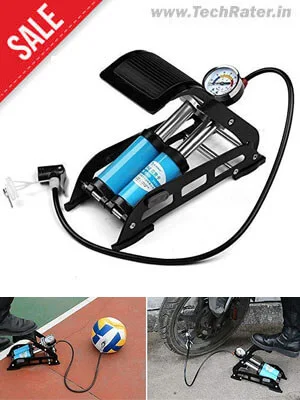 Portable Air Pump Tyre Inflator for Car, Bike, Toys