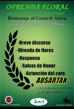 HOMENAJE GENERAL ALAVA