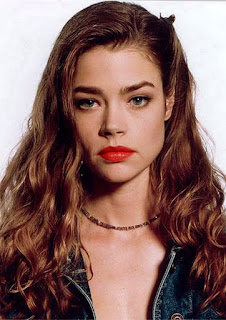 teen denise richards, serious face expression