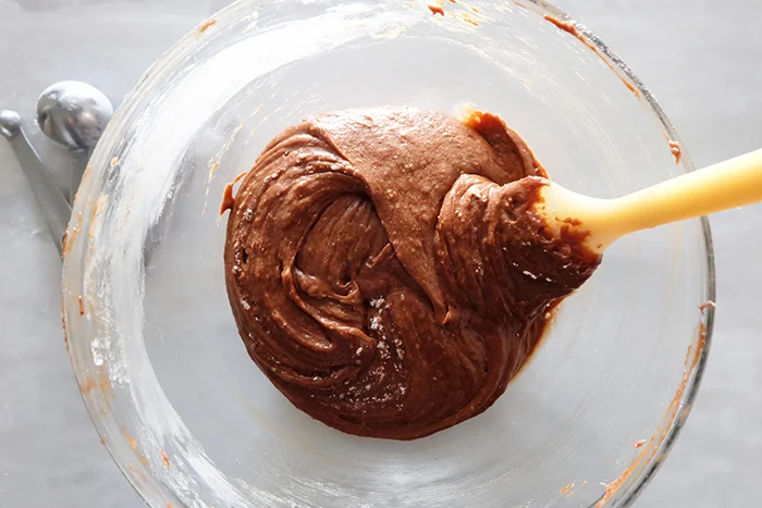 mixed batter in bowl