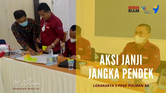 Lokakarya 3 "Visi dan Aksi Sekolah Berpihak pada Murid" Program Guru Penggerak  Angkatan 4 Polewali Mandar