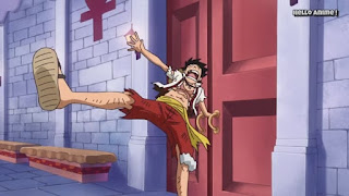 ワンピースアニメ WCI編 821話 ルフィ Monkey D. Luffy | ONE PIECE ホールケーキアイランド編