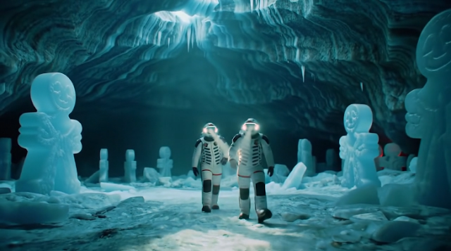 Ice Cave Scene from AI Generated Video on Google Gemini Advanced