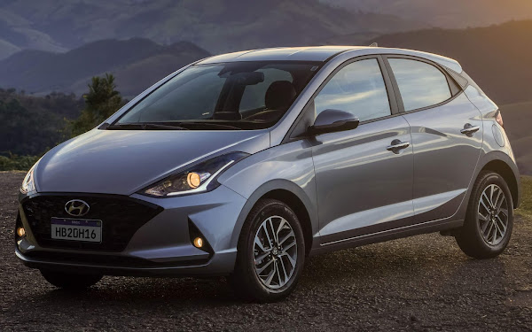 Novo Hyundai HB20 2022 - carro mais vendido do Brasil em janeiro