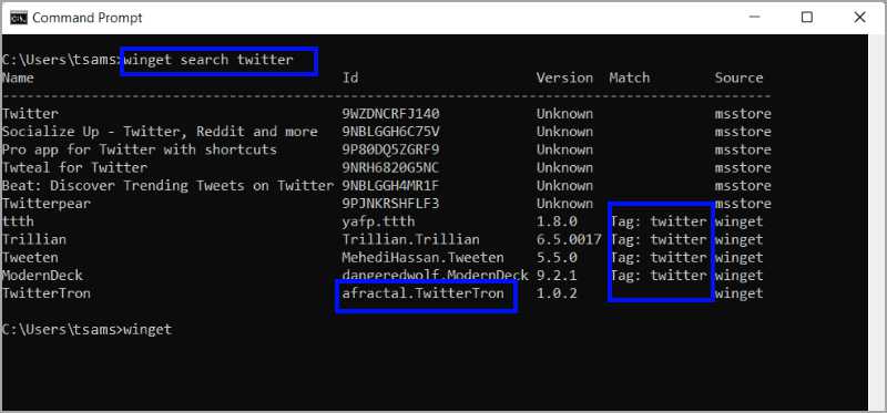 winget-search-twitter