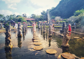 Water garden, Tirta, Gangga, bali