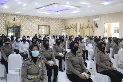 Polda Banten menggelar pemilihan Perwira koordinator  (Pakor) Polwan Polda Banten, Di Aula Serbaguna Polda Banten