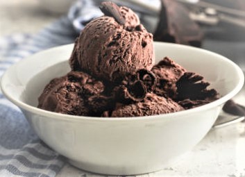 Chocolate ice cream is very tasty.