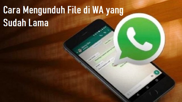 Cara Mengunduh File di WA Yang Sudah Lama