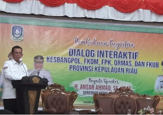 Dialog Interaktif Kesbangspol Provinsi Kepri Menuju Indonesia Bersatu