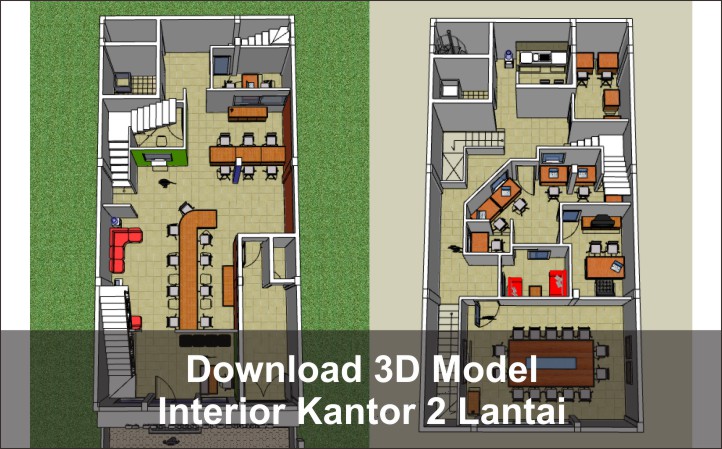 download Interior Kantor Minimalis 2 Lantai
