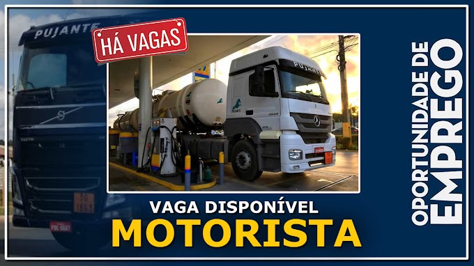 Transportadora Pujante abre vagas para motorista de truck