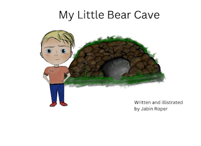 My Little Bear Cave Cover of a boy standing outside a cave