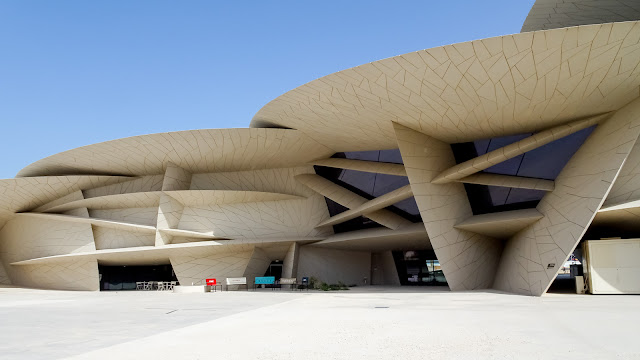 Spaceship museum in Doha