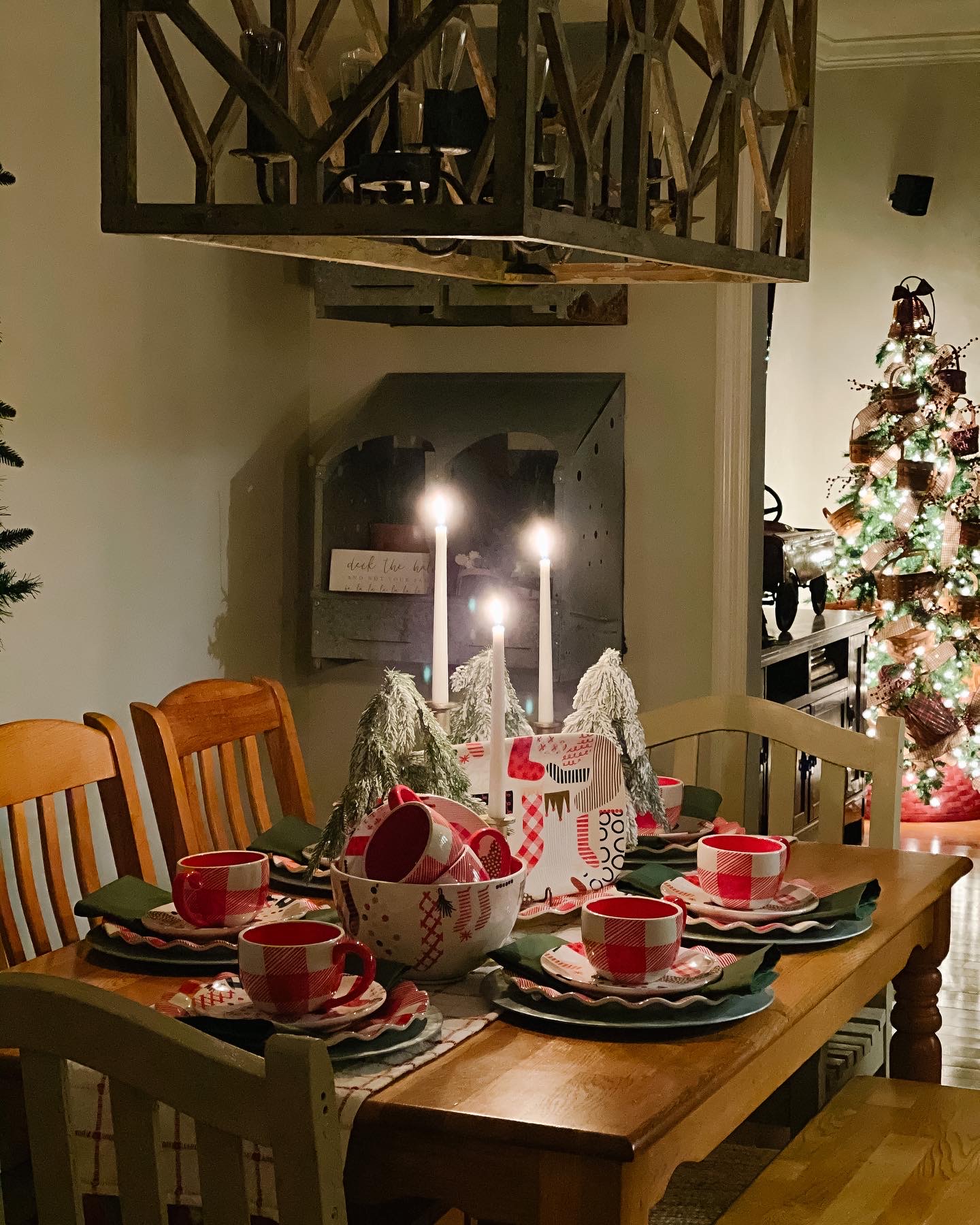 Christmas Tablescape with Coton Colors