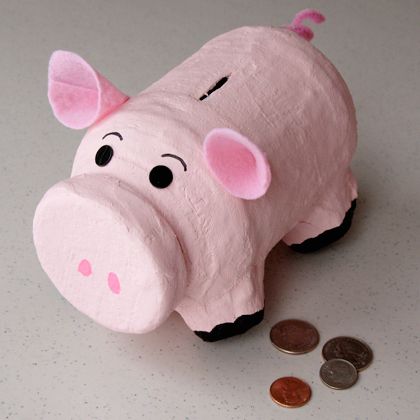 Handy Hamm Piggy Bank Craft