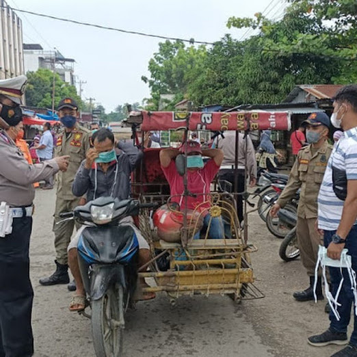 Polres Labuhanbatu Tegakkan Disiplin Prokes Untuk Cegah Penyebaran Covid -19