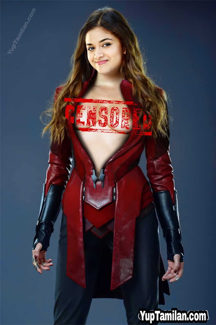 Keerthy Suresh as Scarlet Witch from Avengers Boobs show