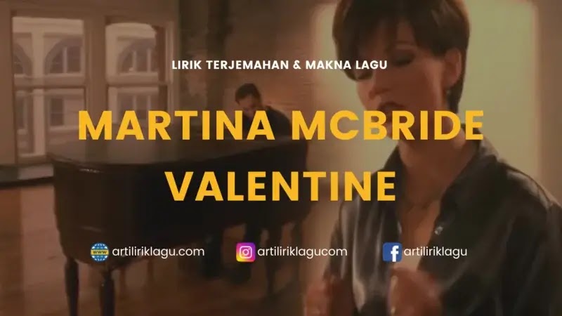 Lirik Lagu Martina McBride Valentine dan Terjemahan